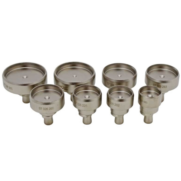 Horotec MSA 07.311 Set of 8 Dies for Rolex Watch Case Back Remover