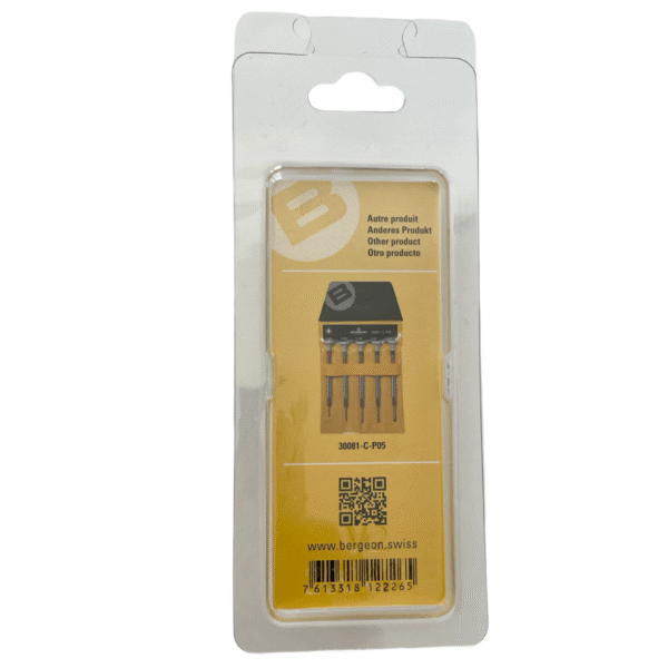 Bergeon 30081-C-300 Stainless Steel Screwdriver with Cross Blade 3.00 mm - Image 2