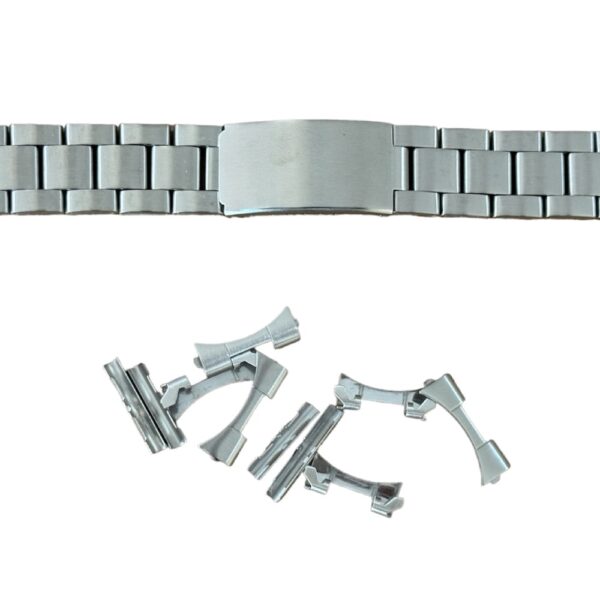 Generic Stainless Steel Watch Bracelet with 22, 20 and 18mm End Links - Image 2