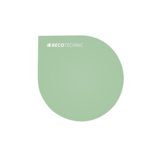 Beco Antistatic Workbench Mat, Soft, Drop-Shaped, 165 x 165 mm, Green