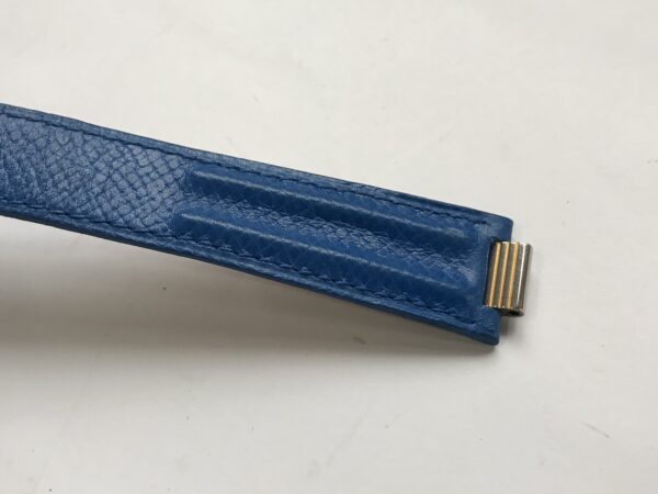 Cartier Blue Leather Strap with Clasp 18mm - Image 9