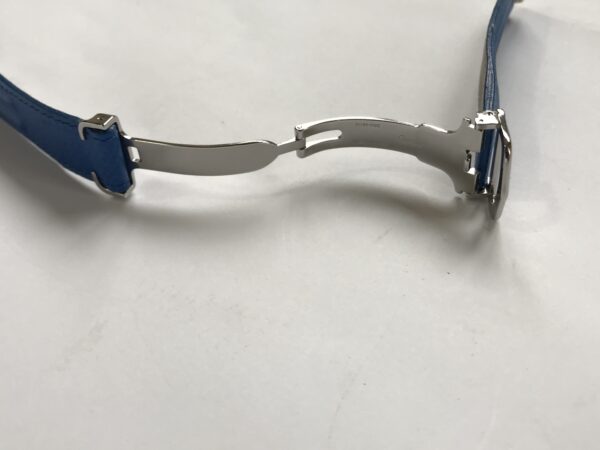 Cartier Blue Leather Strap with Clasp 18mm - Image 6