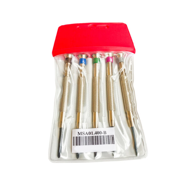 Horotec MSA 01.400-B Set of 5 Cross Special Screwdrivers