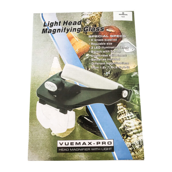 Bergeon 7826 Binocular Magnifier with Adjustable Visor (1.0x - 3.5x) - Image 4