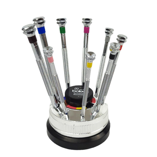 Boley Set of 9 Screwdrivers on Rotating Base - Image 3