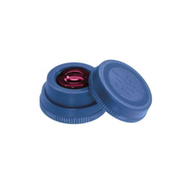 Bergeon 6885-B Blue Oil Cup with Red Inner Glass