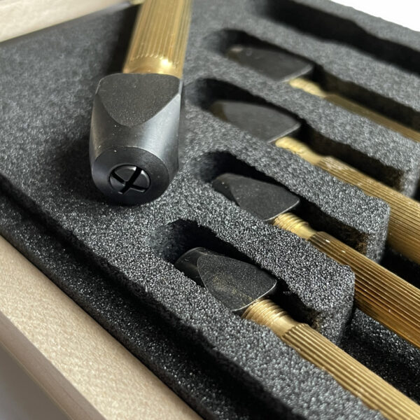 Boley Assortment of 5 Pin Vices with Square Adjustment - Image 3