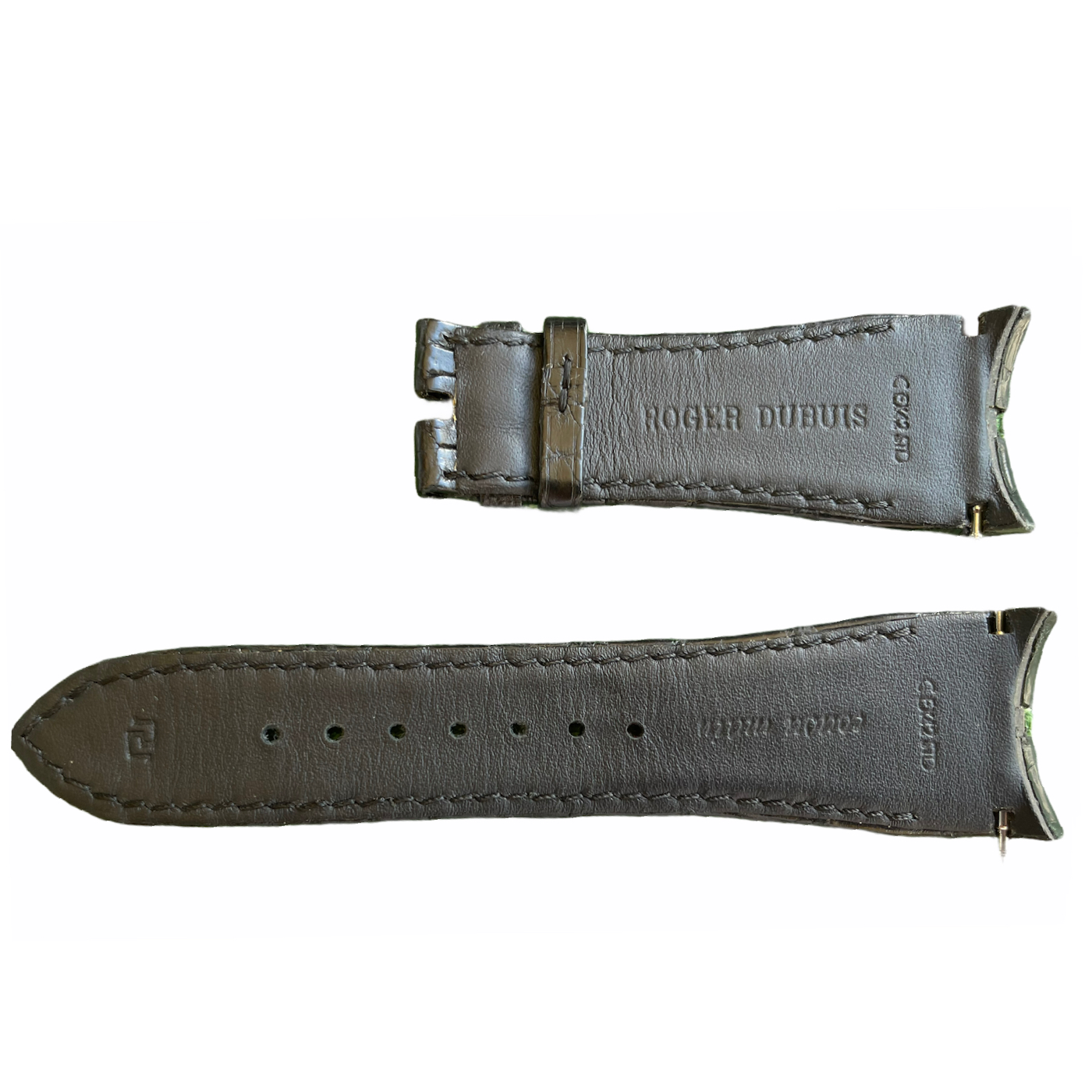 Roger Dubuis Leather Black Watch Strap 25x18 mm - Image 2