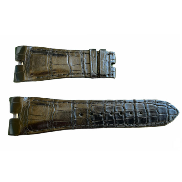 Roger Dubuis Leather Black Watch Strap 25x18 mm