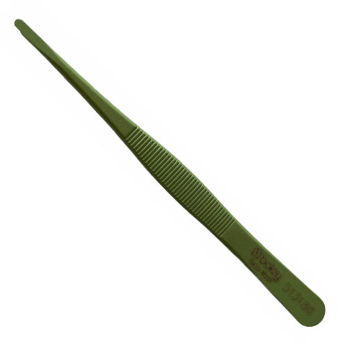 Boley Steel Tweezers with Teflon Coating for Button Cells (120 mm)