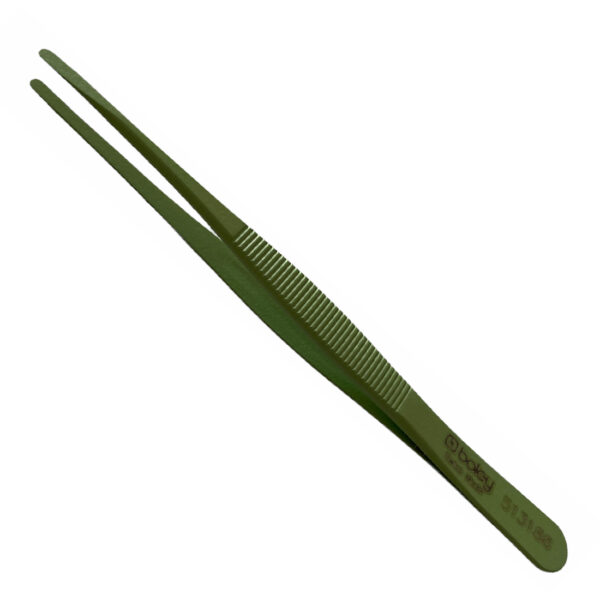 Boley Steel Tweezers with Teflon Coating for Button Cells (120 mm) - Image 2