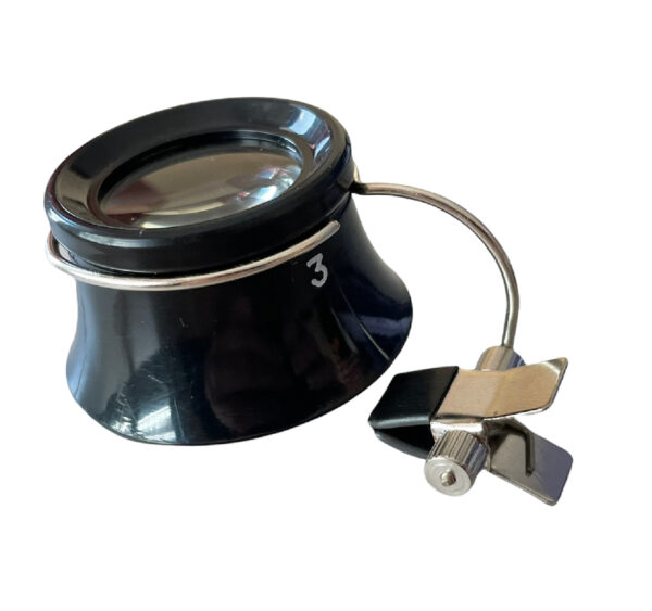 Boley Watchmaker Eyeglass Loupe with Clamp x5