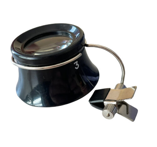 Boley Watchmaker Eyeglass Loupe with Clamp x3.3