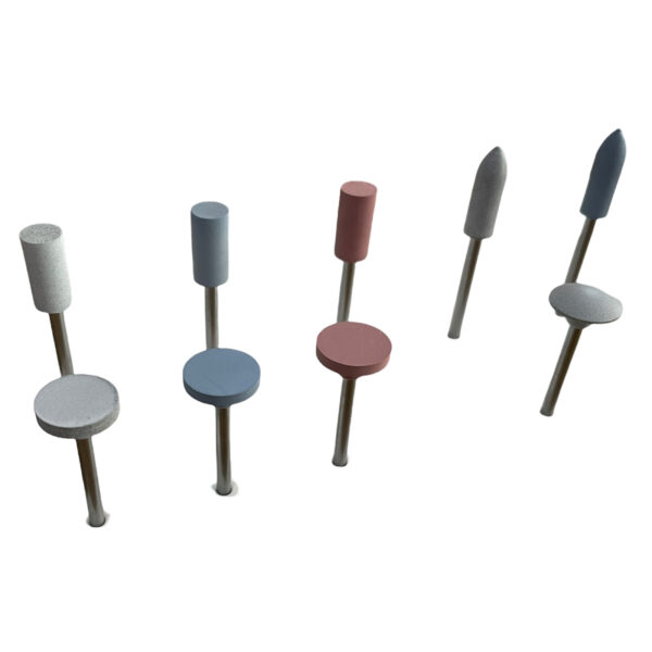 Set of 12 Miniature Mounted Silicone Polishers for Metals, Ceramics and Plastics - Image 2