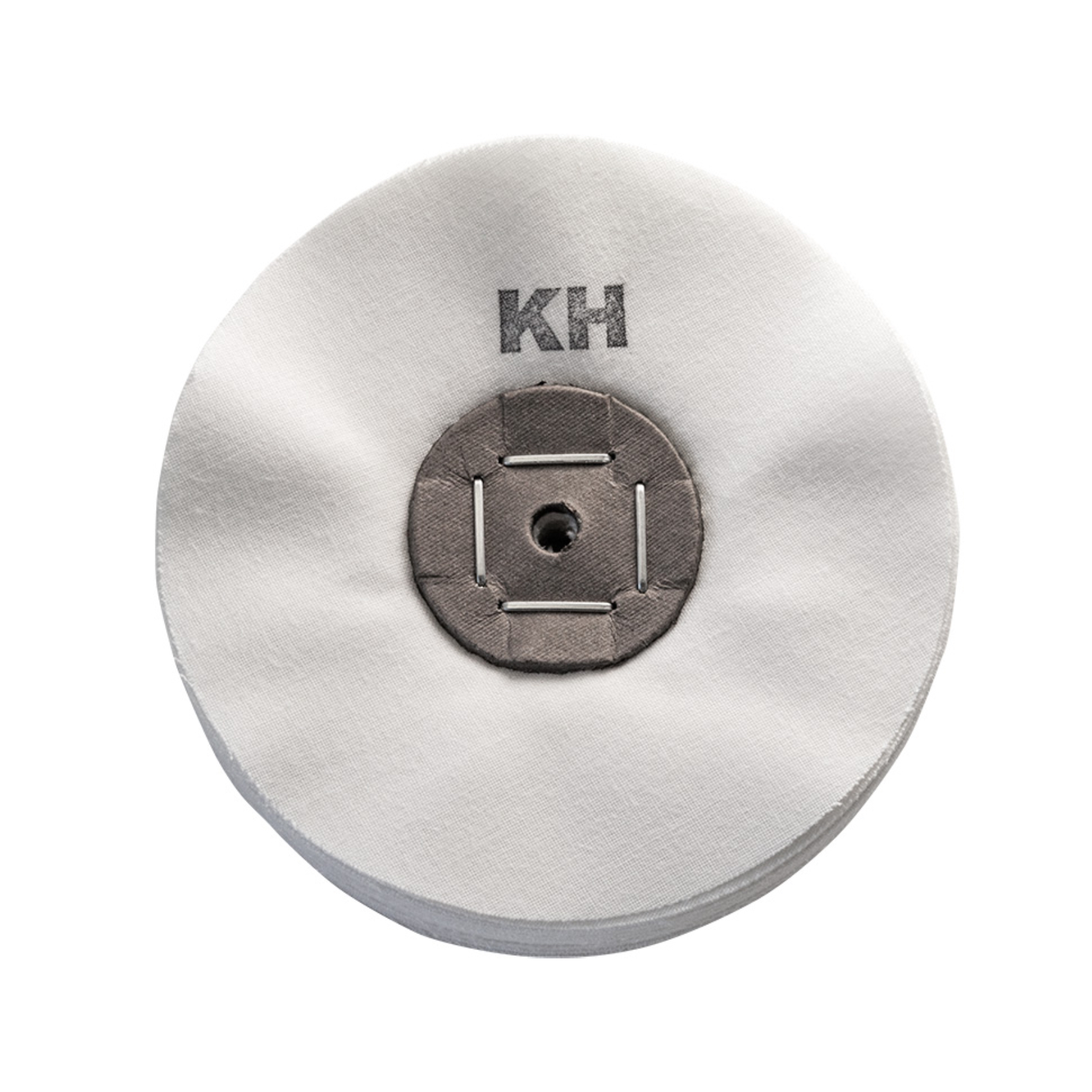 Merard Polishing Wheel N° KH, Blanched Cotton, Ø 120 mm, 64 Folds