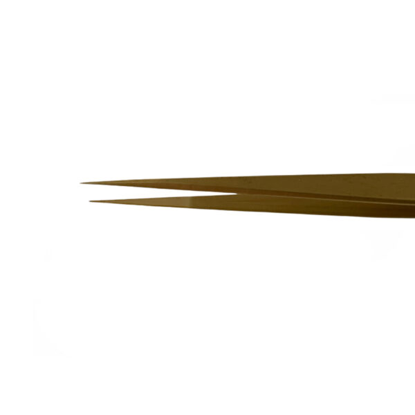 Bergeon 7422-PM-S5 Tweezers – Type S5, Thin Brass, 100% Nonmagnetic - Image 2
