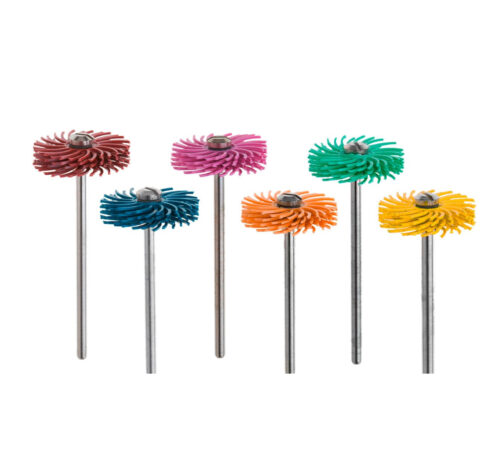 Habras Polishing Discs, Ultra Fine to Coarse, Ø 19 mm, HP-Shank Set of 6