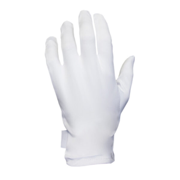 Heli Presentation Gloves, White, Size M, 1 Pair, Microfiber and Cotton - Image 2