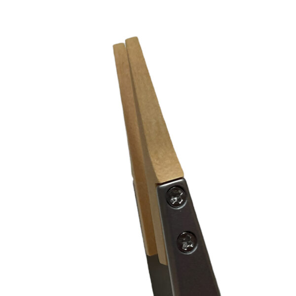 Boley Form F Grain Tongs with Wooden Tips Tweezer – Precision Tool for Delicate Components - Image 3