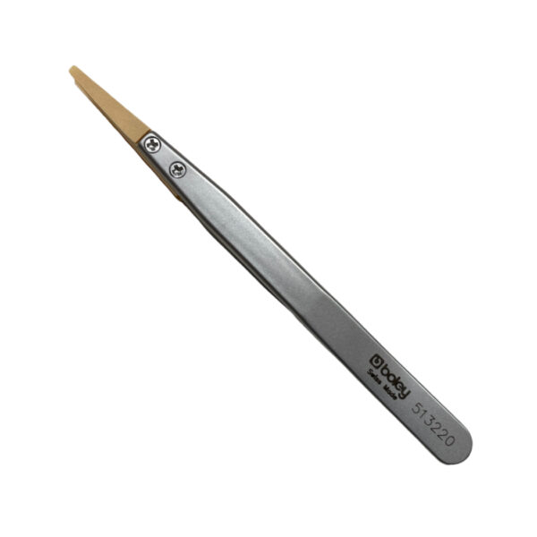 Boley Form F Grain Tongs with Wooden Tips Tweezer – Precision Tool for Delicate Components