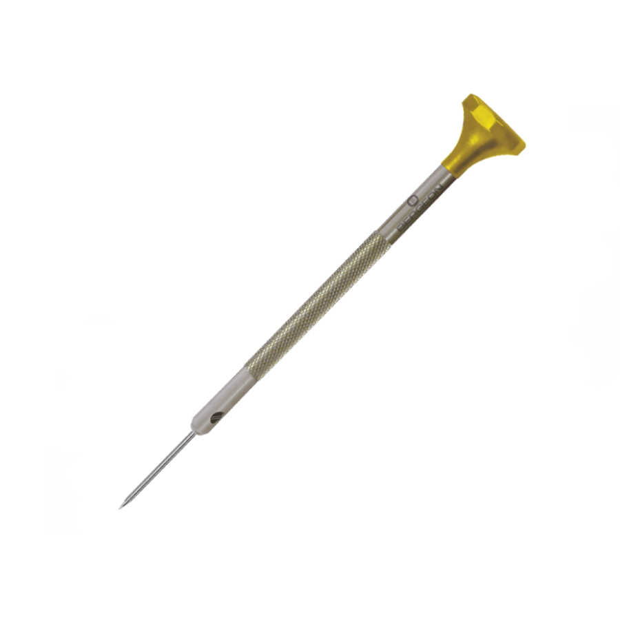 Bergeon 31081-080 Non-Magnetic Screwdriver with Anodised Aluminium Body 0.80mm