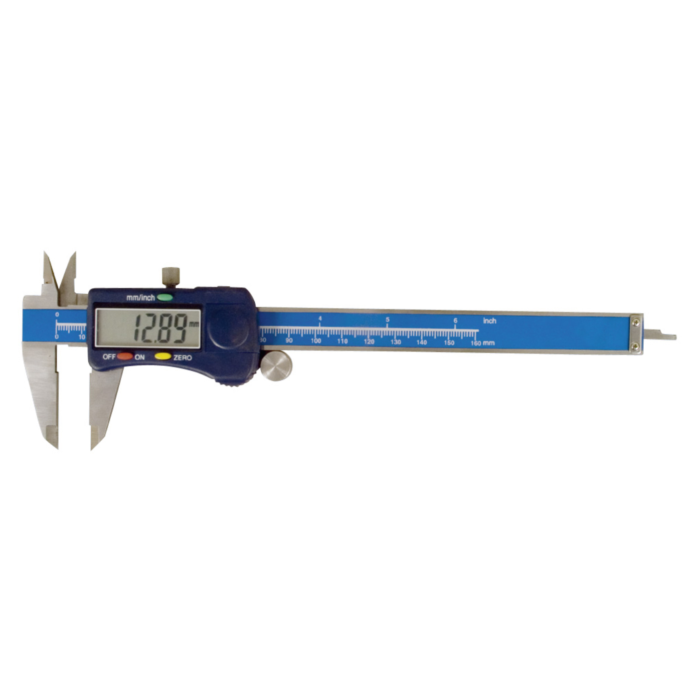 Gugita Digital Caliper with LCD Display and Thumb Roller – 0-155mm / 0-6"