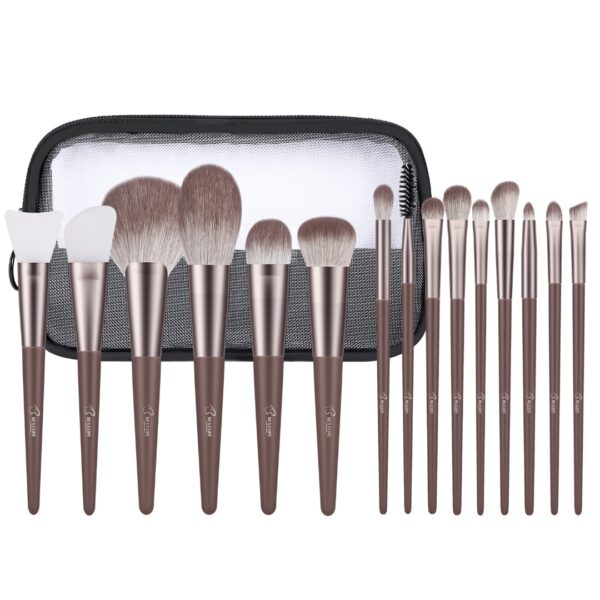 BESTOPE Makeup Brush Set - Grey