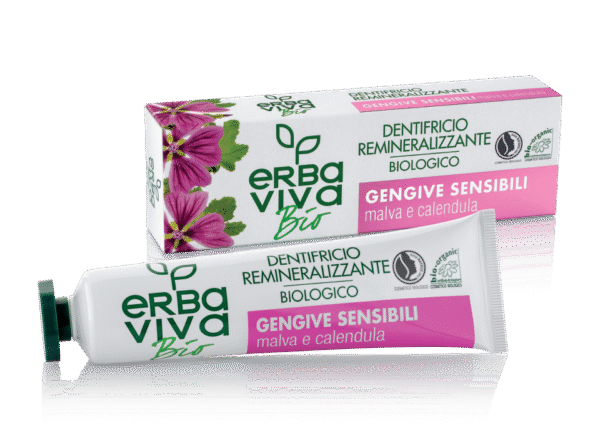 Erba Viva Bio Organic Toothpaste with Malva and Calendula – 75 ml