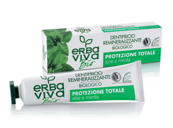 Erba Viva Bio Organic Toothpaste with Aloe Vera and Mint 75 ml
