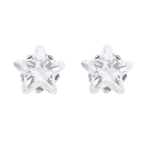 Studex Tiffany Cubic Zirconia Star White Ear-Studs 7522-0402