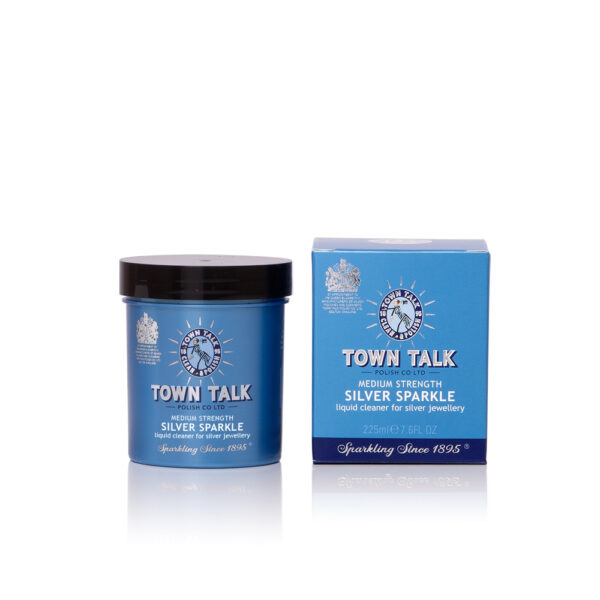 Town Talk Silver Sparkle Liquid Cleaner for Silver Jewellery 225 ml - Image 2