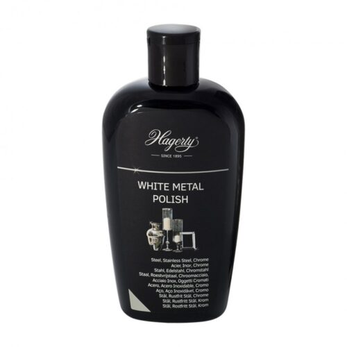 Hagerty White Metal Polish - Cleaning Lotion for Steel, Stainless Steel and Chrome Items