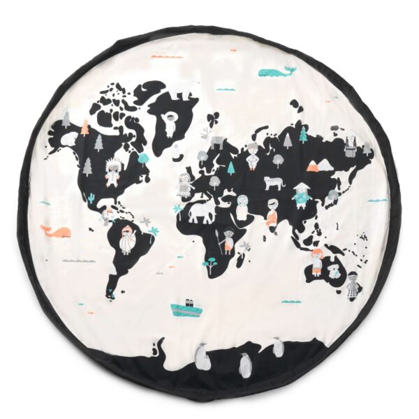 Play&Go® Worldmap/Stars Toy Storage Bag - Image 4