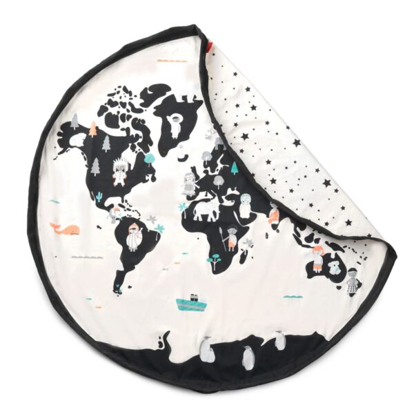 Play&Go® Worldmap/Stars Toy Storage Bag - Image 3