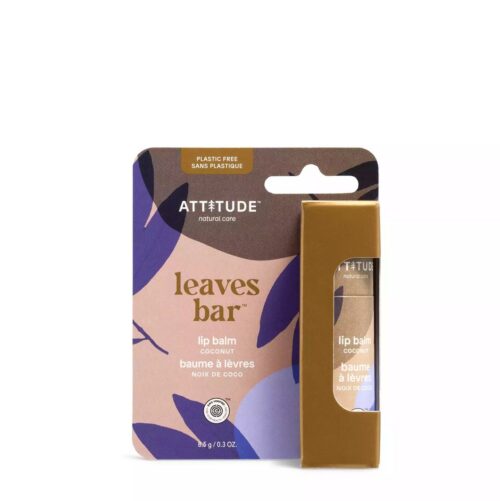 Lip Balm – Coconut, Leaves Bar, ATTITUDE