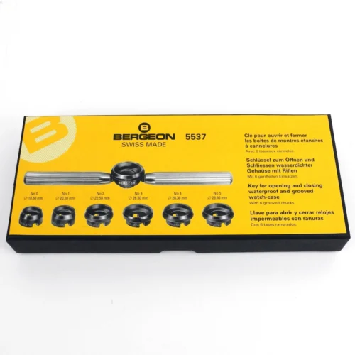 Bergeon 5537 Waterproof & Grooved Watch Case Opener/Closing Tool (Rolex, Tudor)