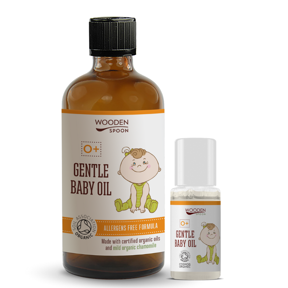 Gentle Baby Oil Wooden Spoon 100 ml