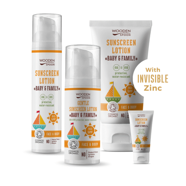 Sunscreen Lotion "Baby&Family" SPF30 Wooden Spoon 100 ml - Image 5