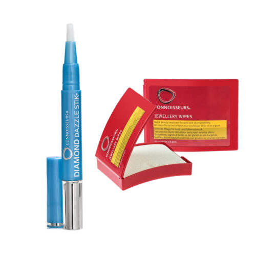 Connoisseurs Jewellery Dry Wipes Pack & Diamond Dazzle Stik