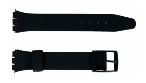 SWATCH smooth strap with plastic clasp 17 mm