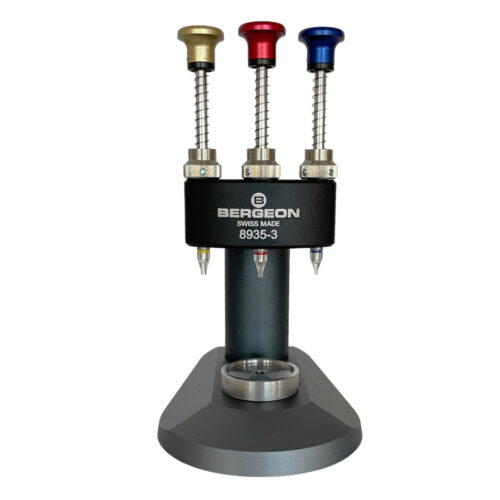 Bergeon 8935-3 Watch Hand Fitting Tool with 3 Runners