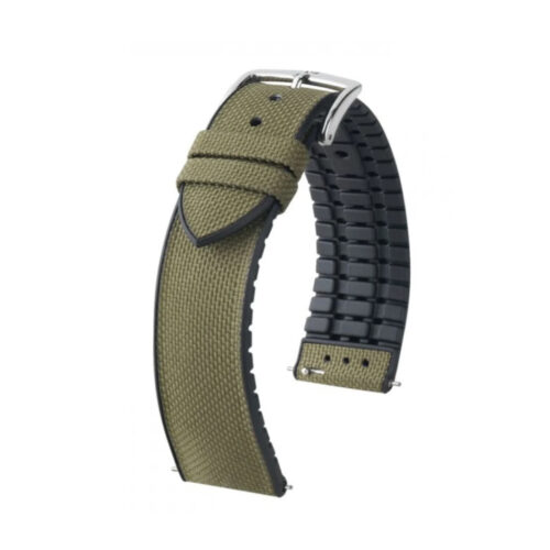 Hirsch Arne L Animal Free green watch strap 20 mm 0925090040-2-20