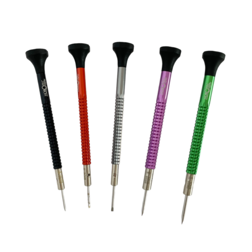 Horotec MSA 01.020-B Set of 5 Screwdrivers with Ball Bearings (1.00mm - 2.00mm)