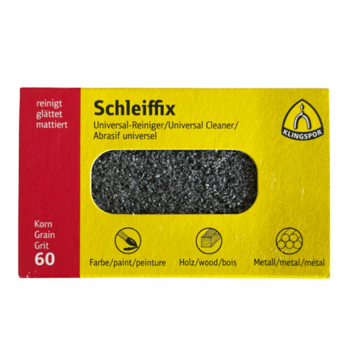 Klingspor Schleiffix Universal Cleaning Block Abrasive for Metals, Grit 60
