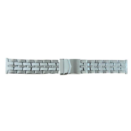 Generic Semi Solid Stainless Steel Watch Bracelet 22mm