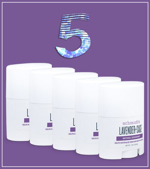 5 Promo Pack Lavender+Sage Travel Size