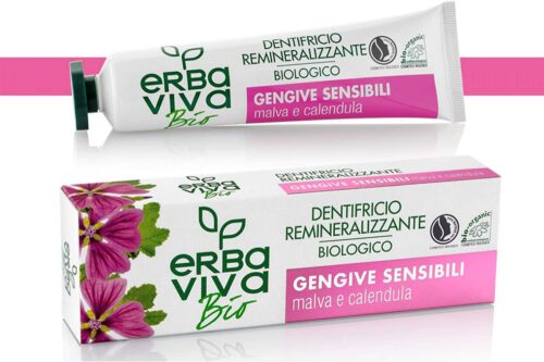 Erba Viva Bio Organic Toothpaste with malva and calendula 75 ml