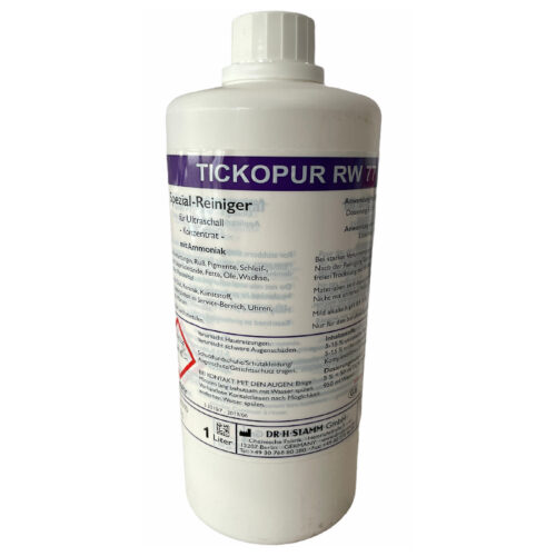 Tickopur RW77 Cleaning Concentrate – De-Oxidising Effect for Grinding, Polishing and Lapping Residues