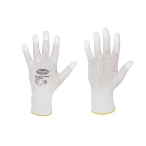 Work Gloves with PU Fingertips for Goldsmiths and Watchmakers for Polishing S