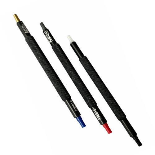 Boley Set of 3 Hand Setting Tools – Colored Metal Handle and PVC